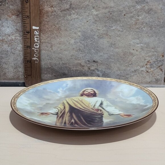 Ascension Plate Life of Christ Robert T Barrett Bradford Exchange 1994 COA - Picture 9 of 12